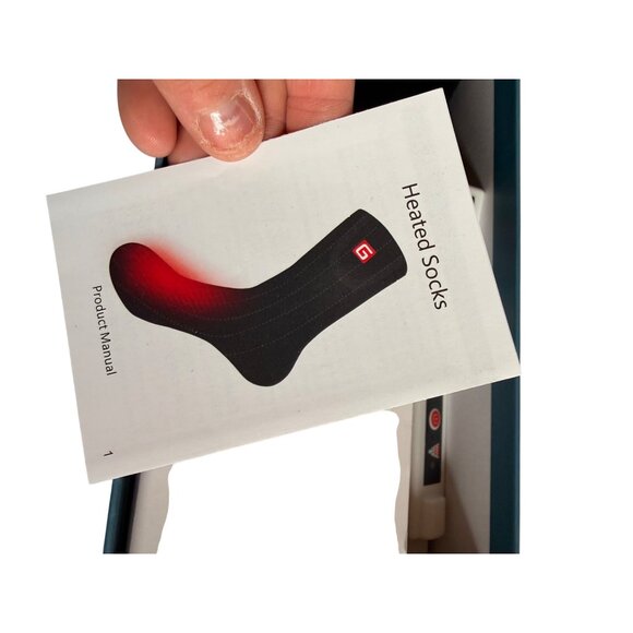 Electric Heated Socks Rechargeable Battery Operated For Winter Outdoor Sports Wa - Picture 7 of 9